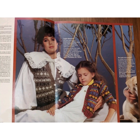 Vtg Reynolds Lopi Lite 4 Knitting Patterns Book Vol 30 Icelandic Wool Nordic - Picture 3 of 6